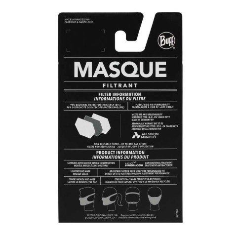 Maseczka BUFF® FILTER MASK AZIR MULTI 126639 555 10 10