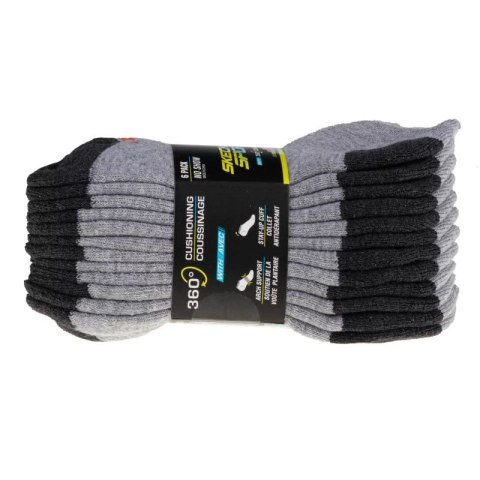 Skarpetki Skechers 6pk No Show S108264-GRY