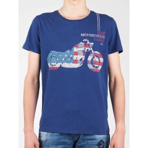 T-shirt Wrangler S/S Biker Flag Tee W7A53FK 1F