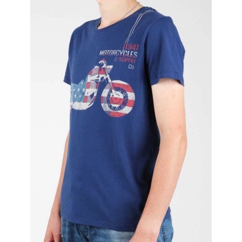 T-shirt Wrangler S/S Biker Flag Tee W7A53FK 1F
