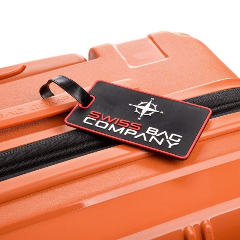 Duża Walizka SwissBags Tourist 77cm Pomarańczowy