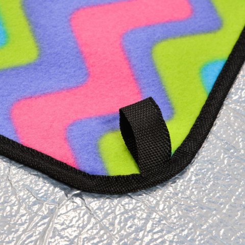 KOC PIKNIKOWY METEOR 200x200 cm XXL zygzaki multikolor