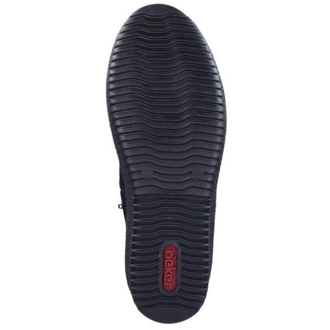 Kozaki wodoodporne nubuk ocieplane owczą wełną Rieker W R237