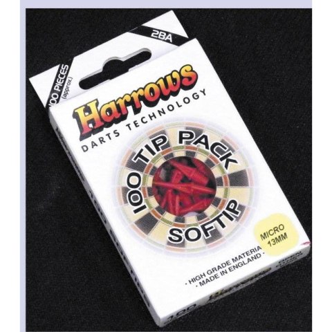 Końcówki do rzutek Softip Harrows Spare Micro 100 szt