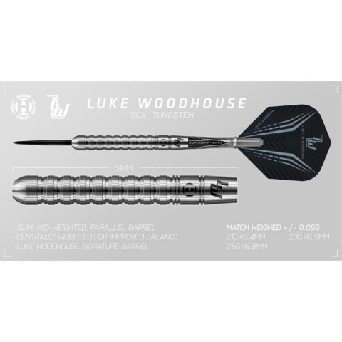 Rzutki Harrows Luke Woodhouse 90% Steeltip