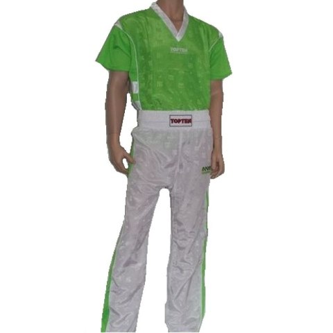 Strój do kickboxingu TOP TEN NEON zielono-biały