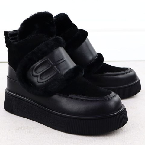 Botki ocieplane Potocki W WOL90A czarne