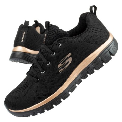 Buty sportowe Skechers Get Connected W 12615-BKRG