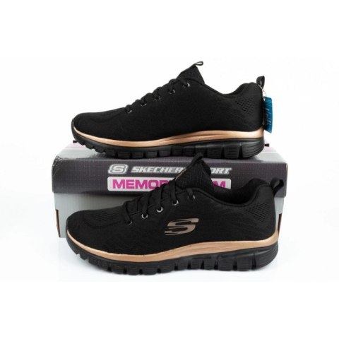 Buty sportowe Skechers Get Connected W 12615-BKRG