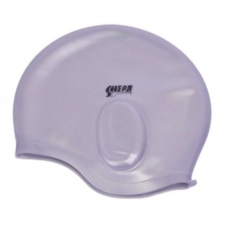Czepek silikon Shepa Ucho srebrny B28