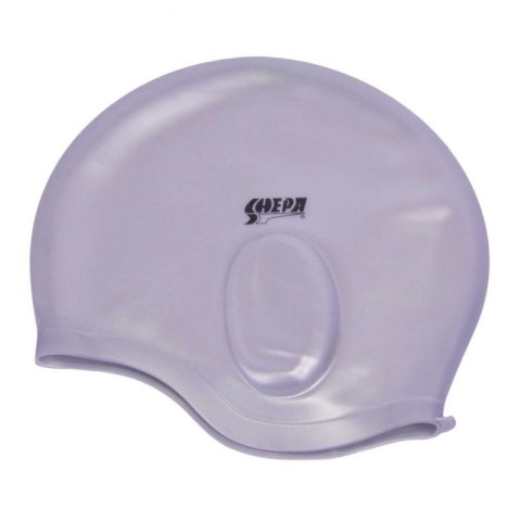 Czepek silikon Shepa Ucho srebrny B28