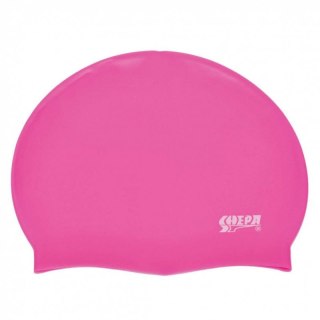 Czepek silikonowy Shepa mono różowy B9
