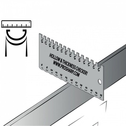 Miernik grubości i głębokości ostrza Prosharp