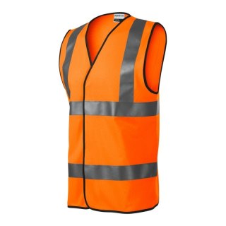 Kamizelka odblaskowa unisex HV Bright (fluorescencyjny pomarańczowy)