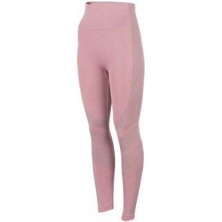 Legginsy termoatywne 4F jasny róż W H4Z22 BIDB030D 53S