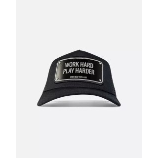 JOHN HATTER & CO WORK HARD PLAY HARDER BLACK 1-1073-U00