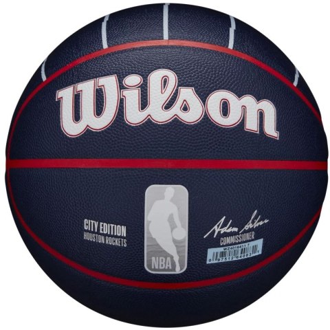 Wilson NBA Team City Collector Houston Rockets Ball WZ4016411ID Granatowe 7