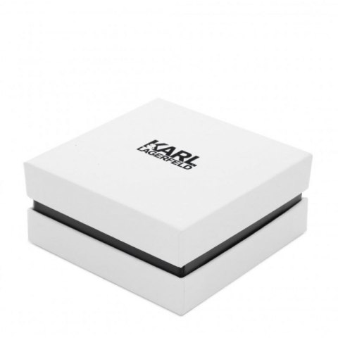 KARL LAGERFELD NASZYJNIK SREBRNY K/IKONIK PAVE