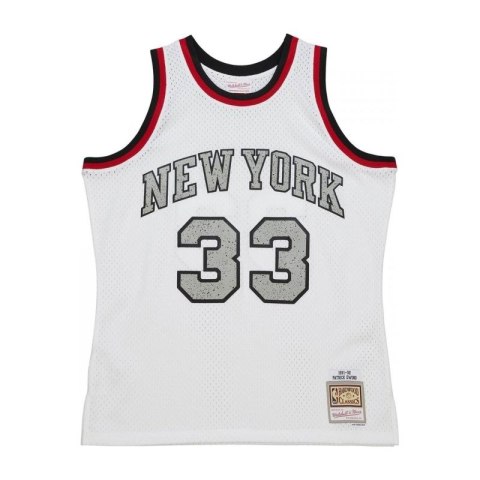 Koszulka Mitchell & Ness NBA Cracked Cement Swingman Jersey Knicks 1991 Patrick Ewing M TFSM5934-NYK91PEWWHIT
