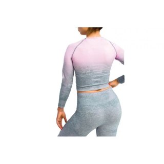 GymHero Ombre Rushguard Longsleeve LONG-MILKSHAKE Różowe L