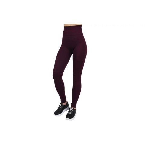 GymHero Push Up Leggings 763-BURGUND Bordowe S