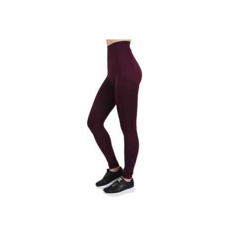 GymHero Push Up Leggings 763-BURGUND Bordowe S