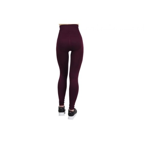 GymHero Push Up Leggings 763-BURGUND Bordowe S