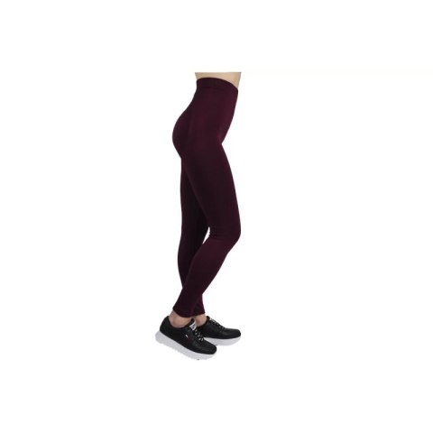 GymHero Push Up Leggings 763-BURGUND Bordowe S