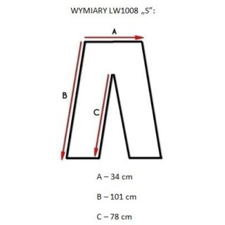 Spodnie długie damskie LEONE LW1008/S16 granatowe "S"