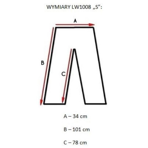 Spodnie długie damskie LEONE LW1008/S16 granatowe "S"