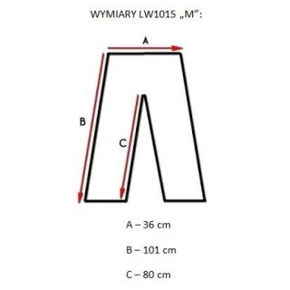 Spodnie długie damskie LEONE LW1015/S16 szare "M"