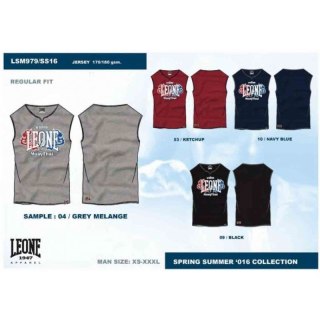 T-shirt męski tank LEONE LSM979/S16 czarny "L"