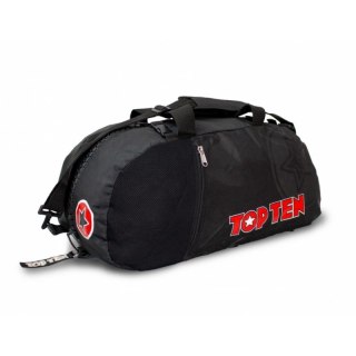 Torba sportowa TOP TEN z funkcją plecaka 55 x 29 x 27 cm TOR-P6A czarna (ZMIANA CENY)