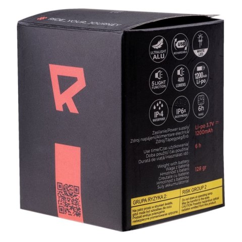 Lampka rowerowa Oświetlenie WALL-E