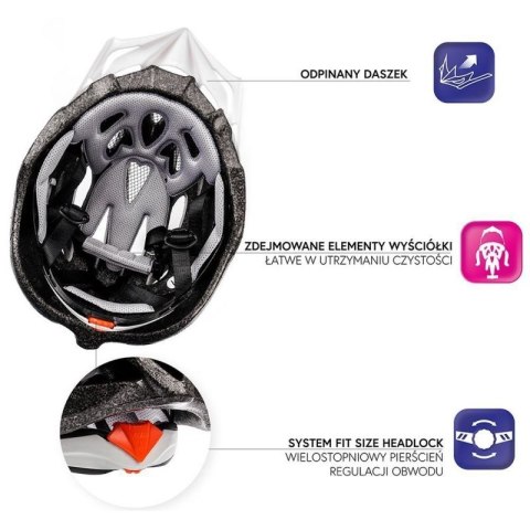 Kask rowerowy Meteor MV29 Drizzle 16917