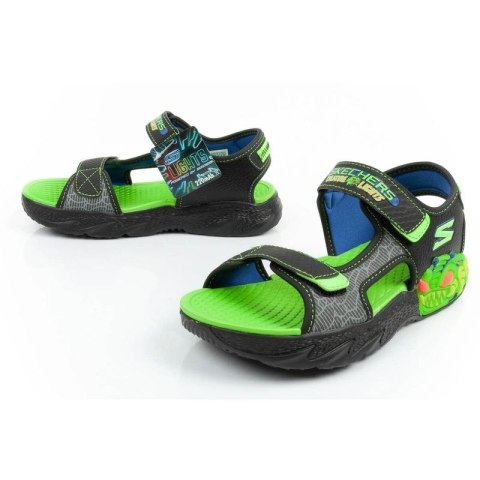 Sandały Skechers Jr 400614L/BKLM