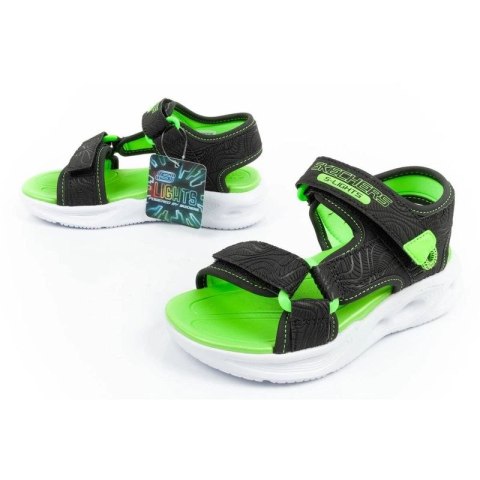 Sandały Skechers Jr 401673L/BKLM