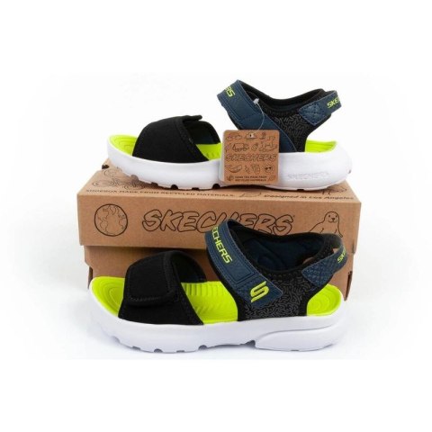 Sandały Skechers Jr 406512L/BKLM