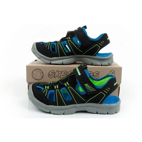 Sandały Skechers Jr 406520L/BBLM