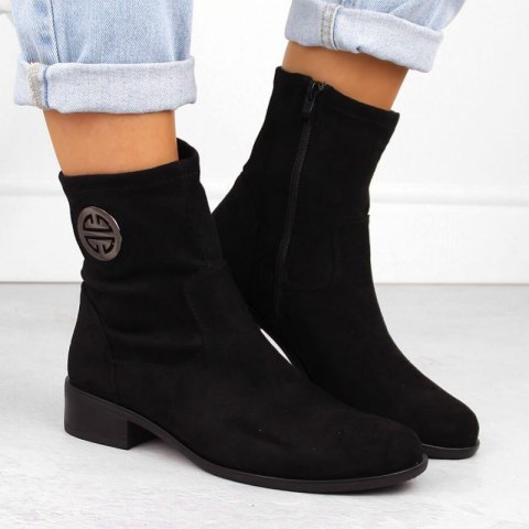 Botki zamszowe Jezzi W ASA198-28 JEZ432A