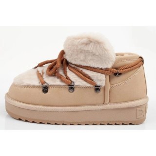 Buty damskie zimowe D.Franklin [DFSH370011-BEIG]