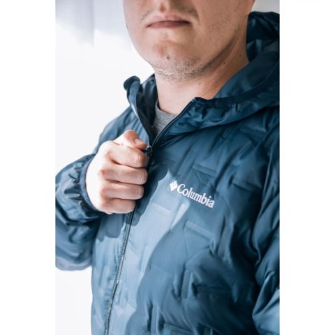 Columbia Delta Ridge II Down Hooded Jacket 2086222464 Granatowe L