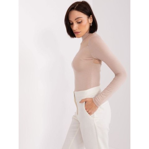Beżowa bluzka z wiskozy BASIC FEEL GOOD (RV-BZ-9203.87P)