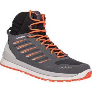 Buty trekkingowe męskie Lowa Axos GTX Mid gore-tex graphit/flame wodoodporne (310844 7952)