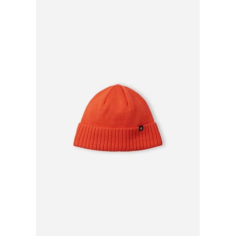 Czapka zimowa dziecięca Reima Beanie Kalotti Red Orange Junior z certyfikowanej wełny pomarańczowa (5300232A-2820)