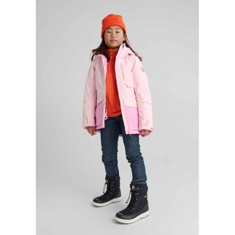 Czapka zimowa dziecięca Reima Beanie Kalotti Red Orange Junior z certyfikowanej wełny pomarańczowa (5300232A-2820)