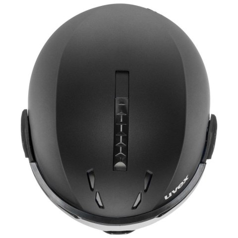 Kask narciarski Uvex Instinct visor 20 czarny męski/damski snowboardowy (56/6/260/20)