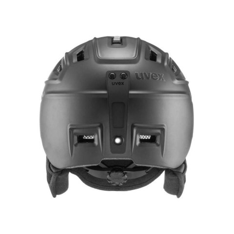 Kask narciarski unisex uvex fierce z wyjmowaną antyalergiczną wyściółką szary (56/6/225/20)