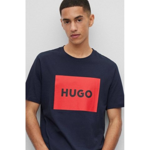 Koszulka T-shirt męska Hugo Boss na lato granatowa (50467952-405)