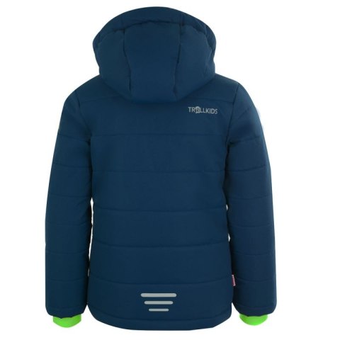 Kurtka narciarska dziecięca Trollkids Kids Hemsedal Snow Jacket XT navy z odblaskami granatowa (513-100)